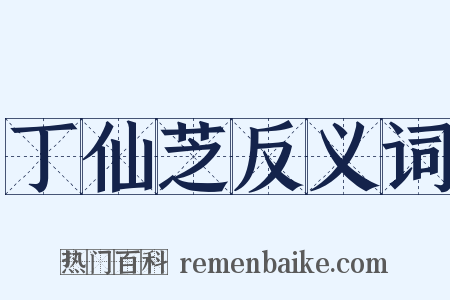 丁仙芝反义词是什么意思的图片